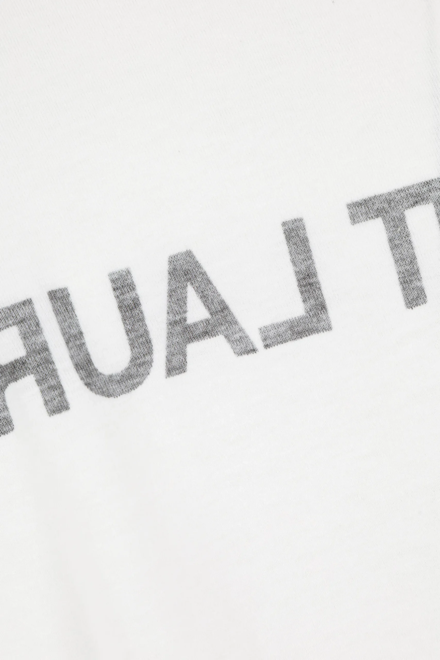 t-shirt in cotone stampa logo reversed