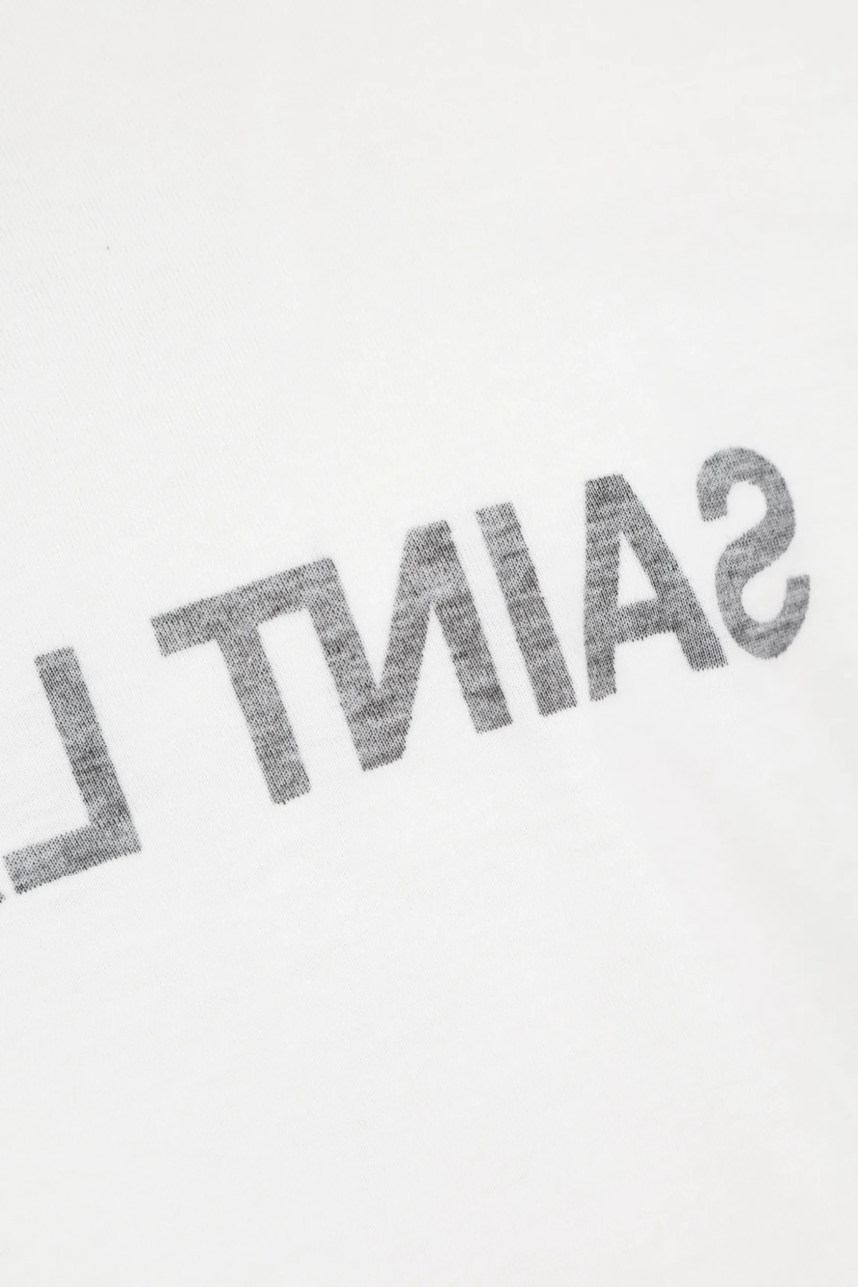 t-shirt in cotone stampa logo reversed