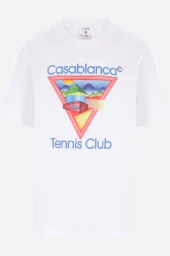 t-shirt in cotone stampa Tennis Club Icon