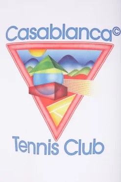t-shirt in cotone stampa Tennis Club Icon