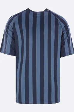 t-shirt in jersey a righe Pequin