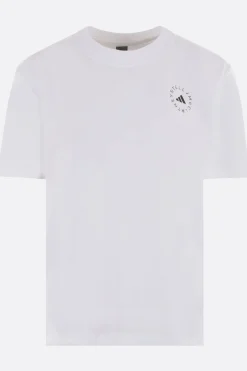 t-shirt in jersey stampa logo