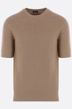 t-shirt in maglia di cotone