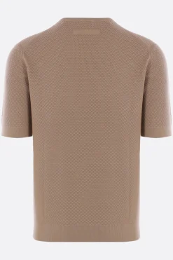 t-shirt in maglia di cotone
