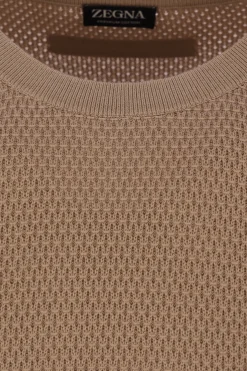 t-shirt in maglia di cotone