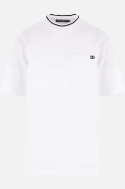 t-shirt in piquet ricamo DG