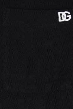 t-shirt in piquet ricamo DG