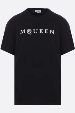 t-shirt McQueen in cotone