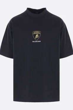 t-shirt oversize Automobili Lamborghini in cotone